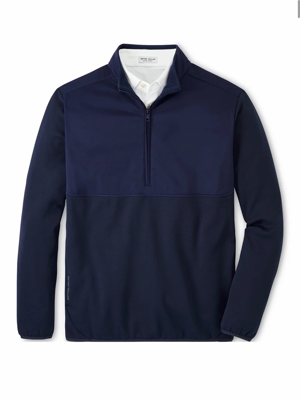 NWT Peter Millar Vail Half Zip/MF25EZ26: Navy (Medium)